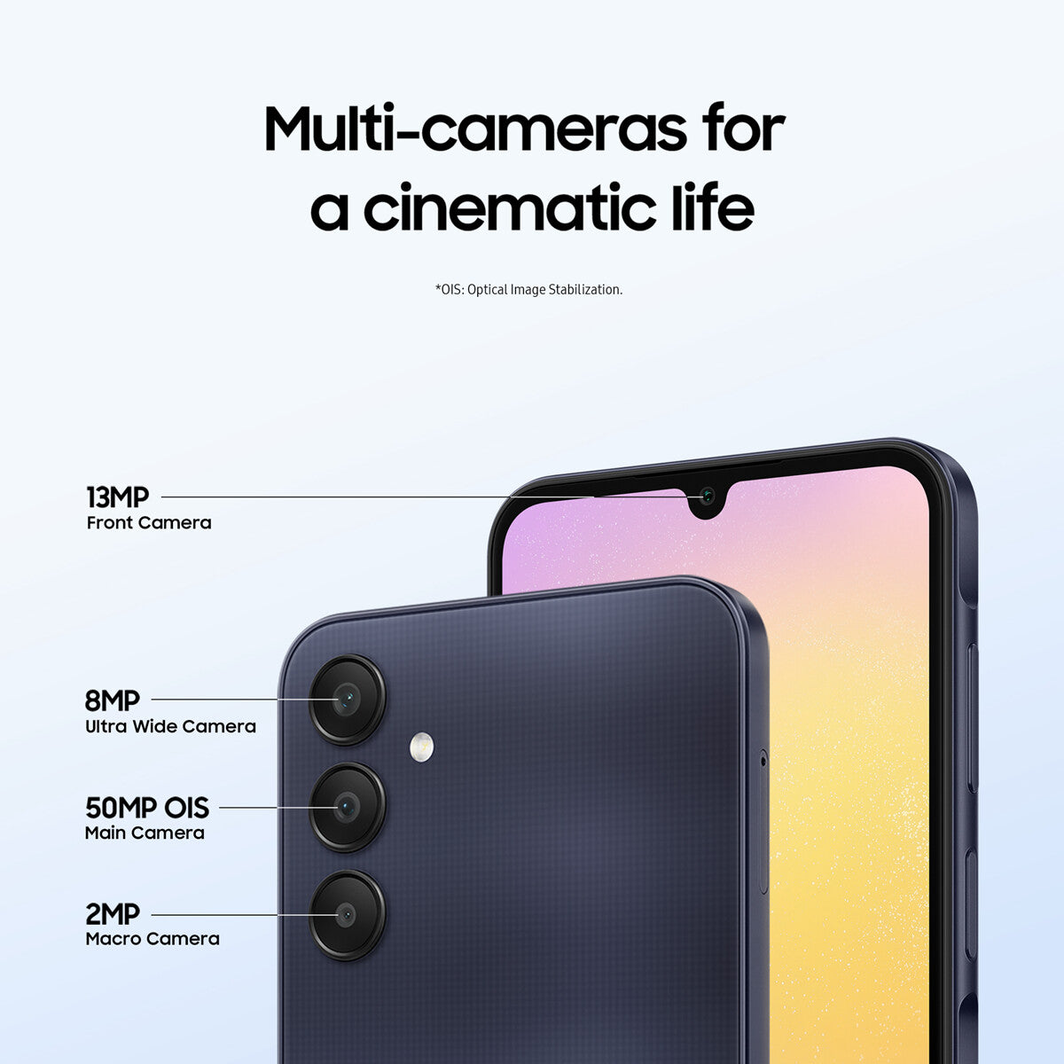 Samsung Galaxy A25 5G Dual SIM 128GB 6GB RAM SM-A256 Schwarz