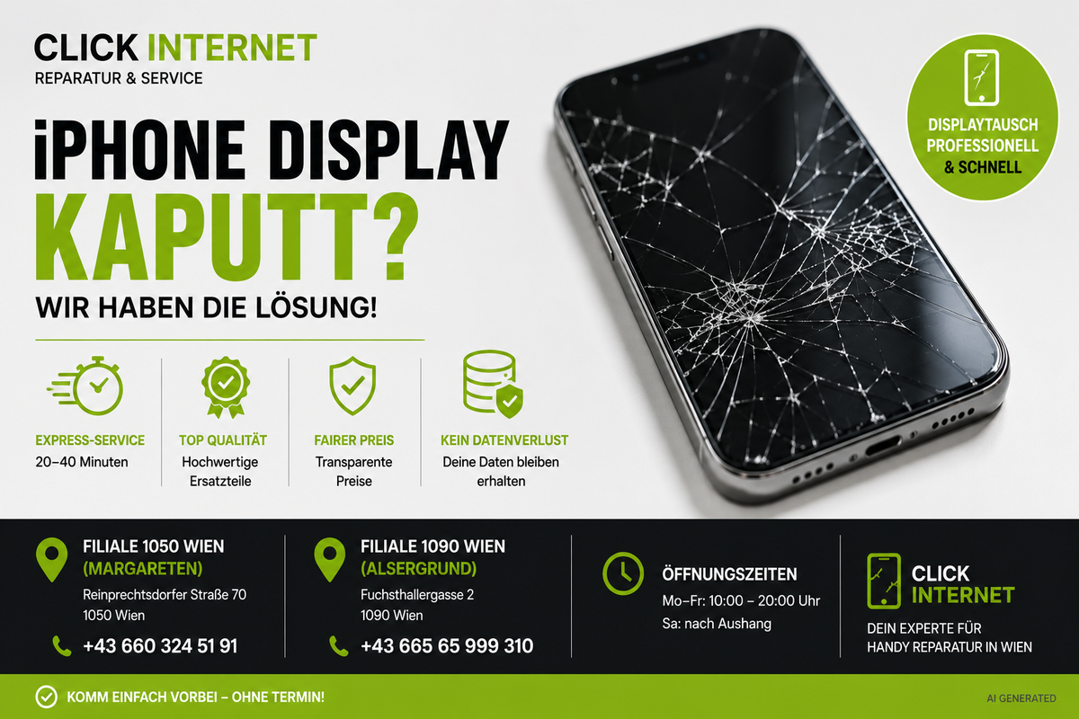 iphone display reparatur wien