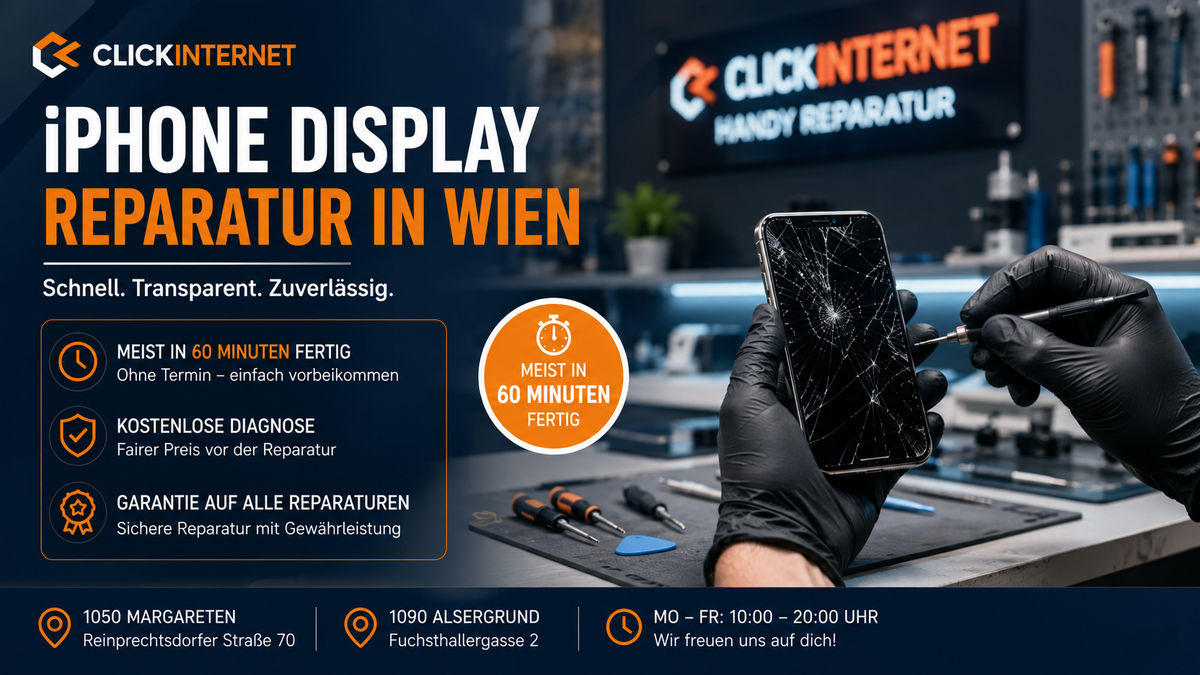 iPhone Display kaputt? So läuft die Reparatur in Wien ab