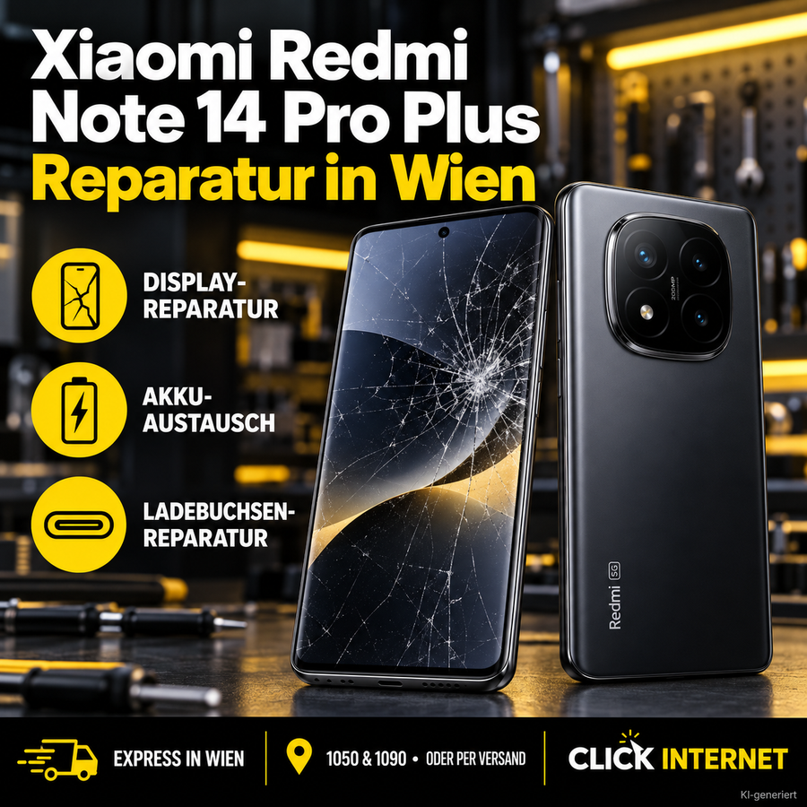 Xiaomi Redmi Note 14 Pro Plus Reparatur Wien | Express Service & Versand