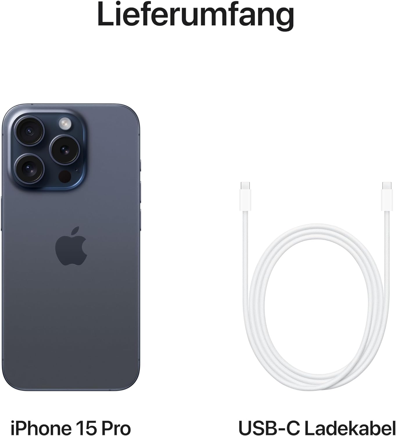 Apple iPhone 15 Pro Max (512GB) - Titan Blau