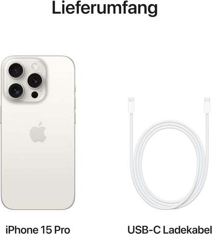 Apple iPhone 15 Pro - Titan Weiß