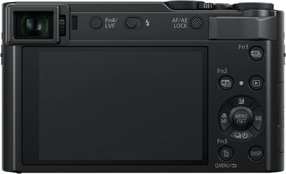 Panasonic DC-TZ202DEGK Travelzoom Kamera (1-Zoll Sensor, 15x Opt. Zoom, Leica Objektiv, Sucher, 4K, schwarz)