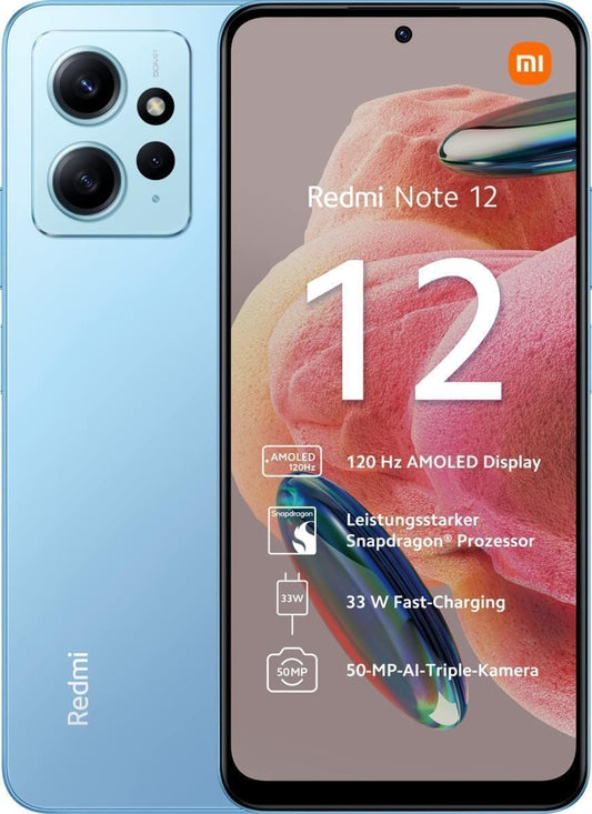 Xiaomi Smart Redmi Note 12 8GB/256GB Dual Blau