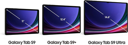 Samsung Galaxy Tab S9+ Android-Tablet, Wi-Fi, 256 GB / 12 GB RAM, MicroSD-Kartenslot, Inkl. S Pen, Simlockfrei ohne Vertrag, Graphit