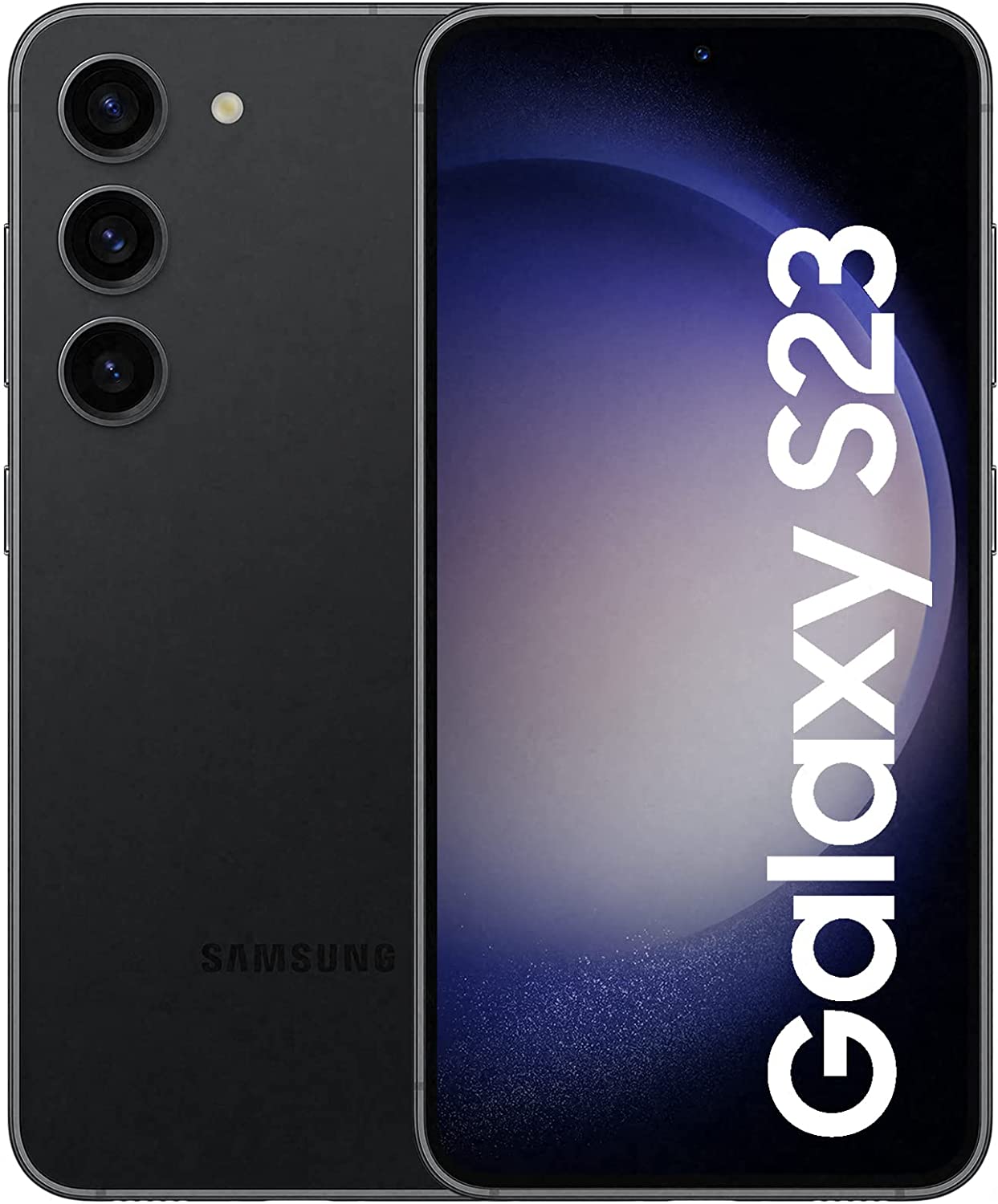 Samsung Galaxy S23 Android Smartphone, 128GB, 3.900mAh Akku, Smartphone - Phantom Black