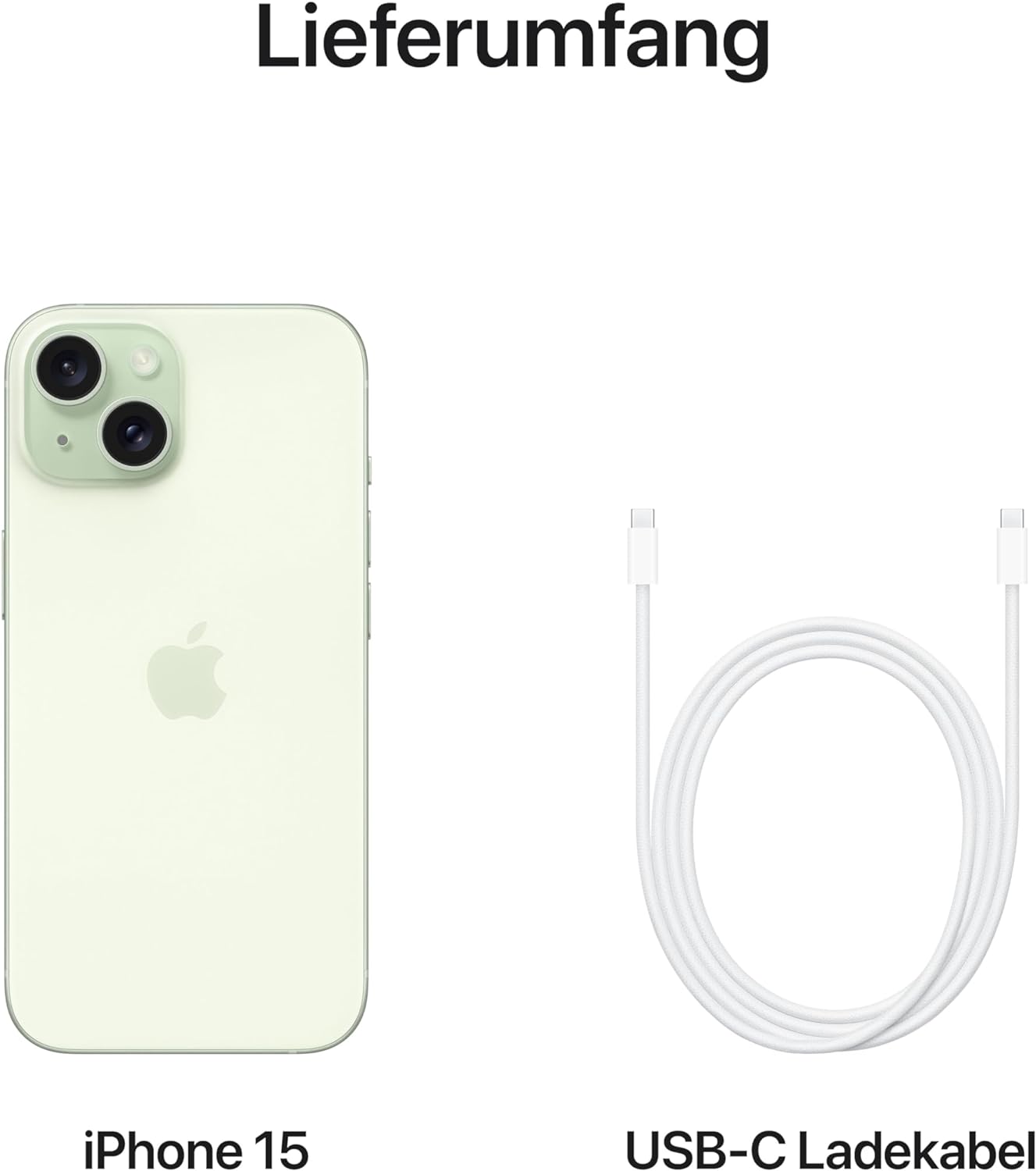 Apple iPhone 15 - Grün