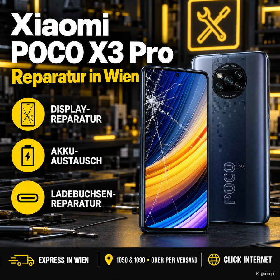 Xiaomi POCO X3 Pro Reparatur Wien | Express Service & Versand