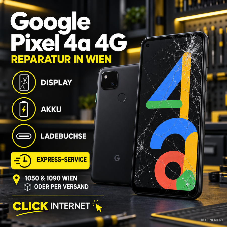 Google Pixel 4a 4G Reparatur Wien | Express Service & Versand