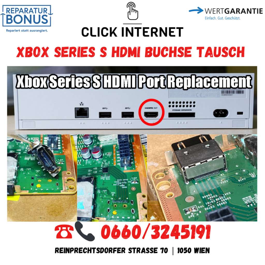 Xbox Series S HDMI-Port Austausch