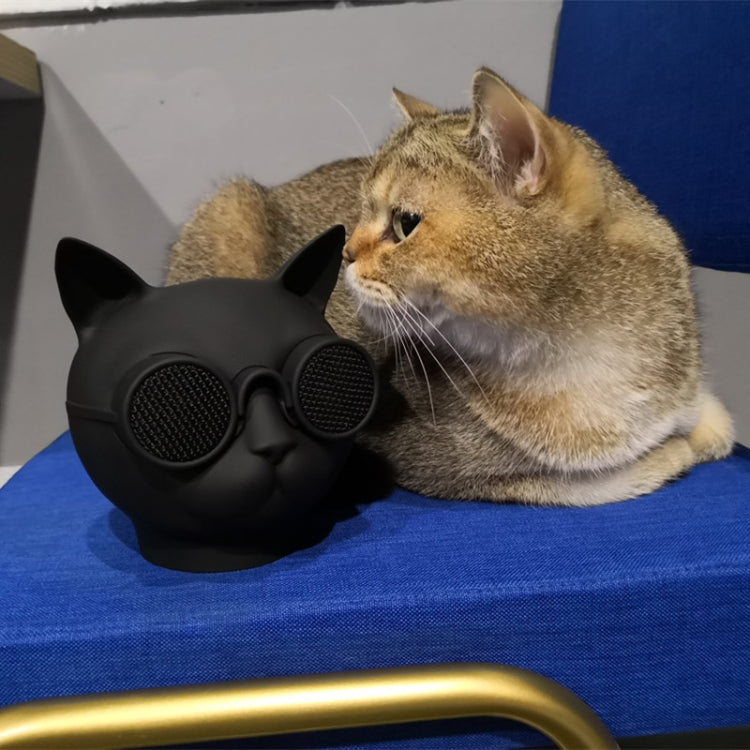 T8 Mini-Katzenform-Stereo-Bluetooth-Lautsprecher, unterstützt Freisprecheinrichtung/TF-Karte/FM