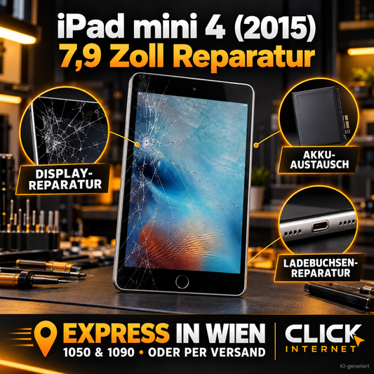 iPad mini 4 (2015) Reparatur Wien | Express Service & Versand