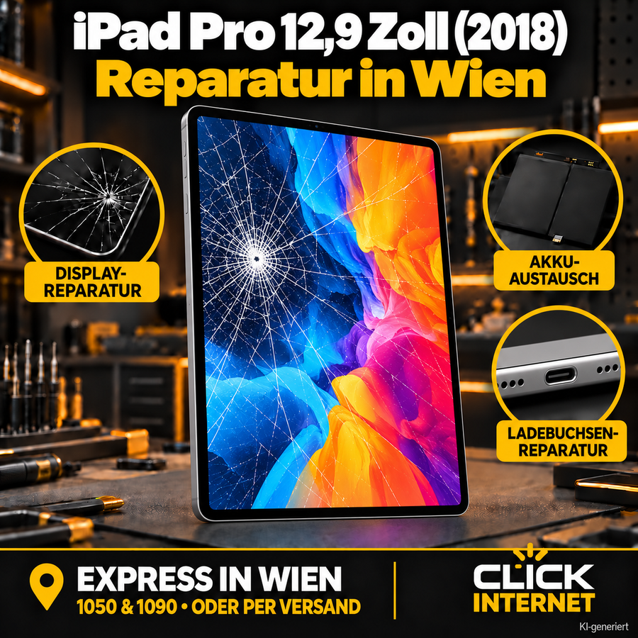 iPad Pro 12.9" (2018) Reparatur Wien | Express Service & Versand