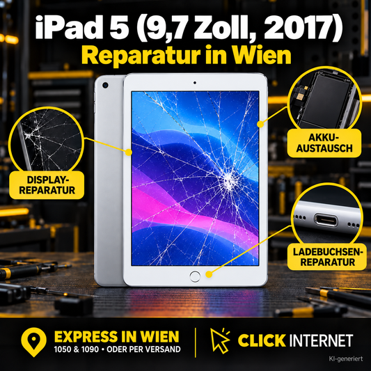 iPad 5 (9.7", 2017) Reparatur Wien | Express Service & Versand