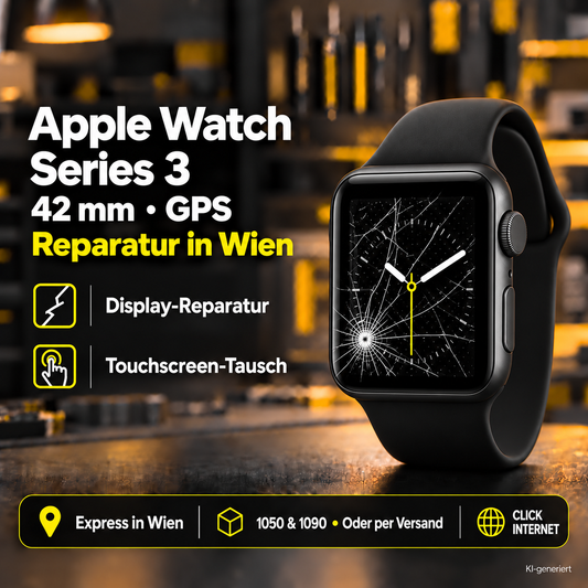 Apple Watch Series 3 (42mm, GPS) Reparatur Wien | Express Service & Versand