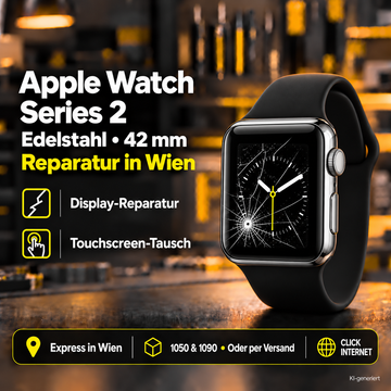 Apple Watch Series 2 Edelstahl (42mm) Reparatur Wien