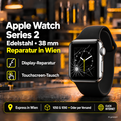 Apple Watch Series 2 Edelstahl (38mm) Reparatur Wien | Express Service & Versand