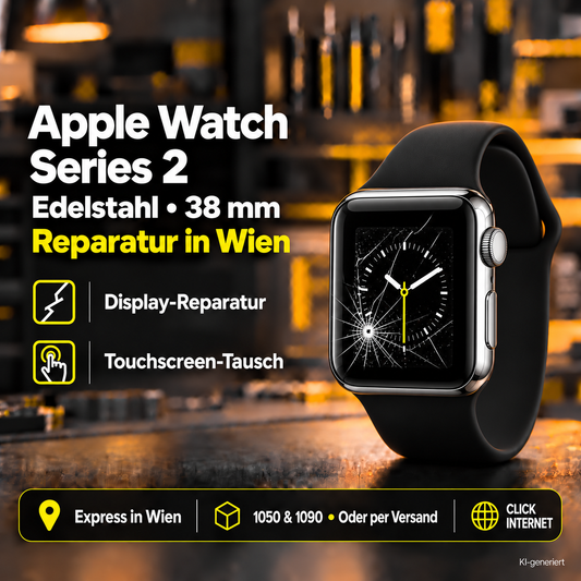 Apple Watch Series 2 Edelstahl (38mm) Reparatur Wien | Express Service & Versand