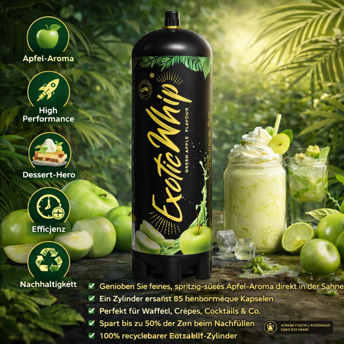 Exotic Whip 670g ( Green Apple )
