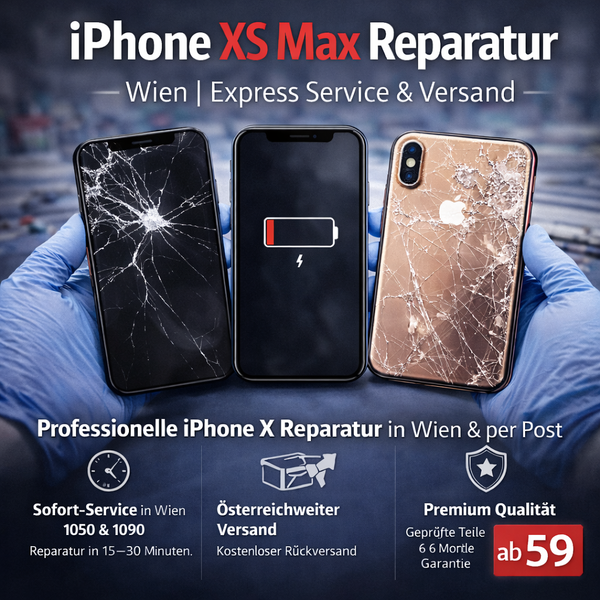 iPhone XS Max Reparatur Wien | Express Service & Versand