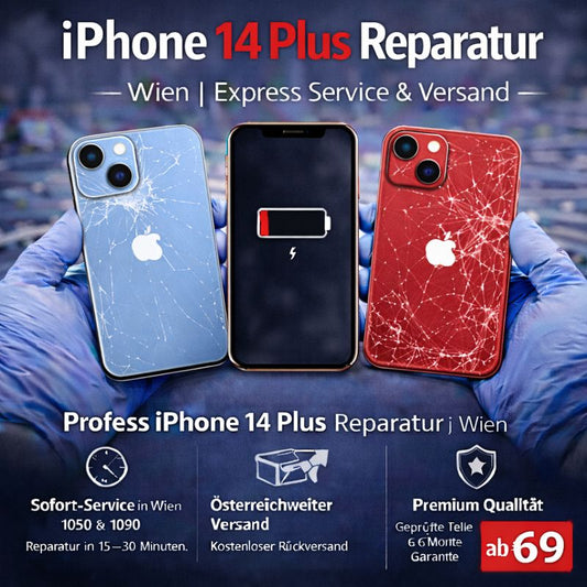 iPhone 14 Plus Repair Vienna | Express Service & Shipping