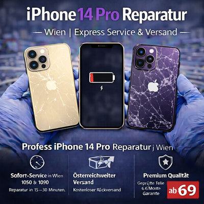 iPhone 14 Pro Reparatur Wien | Express Service & Versand