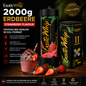 ExoticWhip 2000g Erdbeere (Strawberry) – XXL Cream Charger
