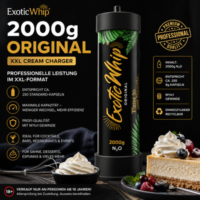 ExoticWhip 2000g Original – XXL Cream Charger