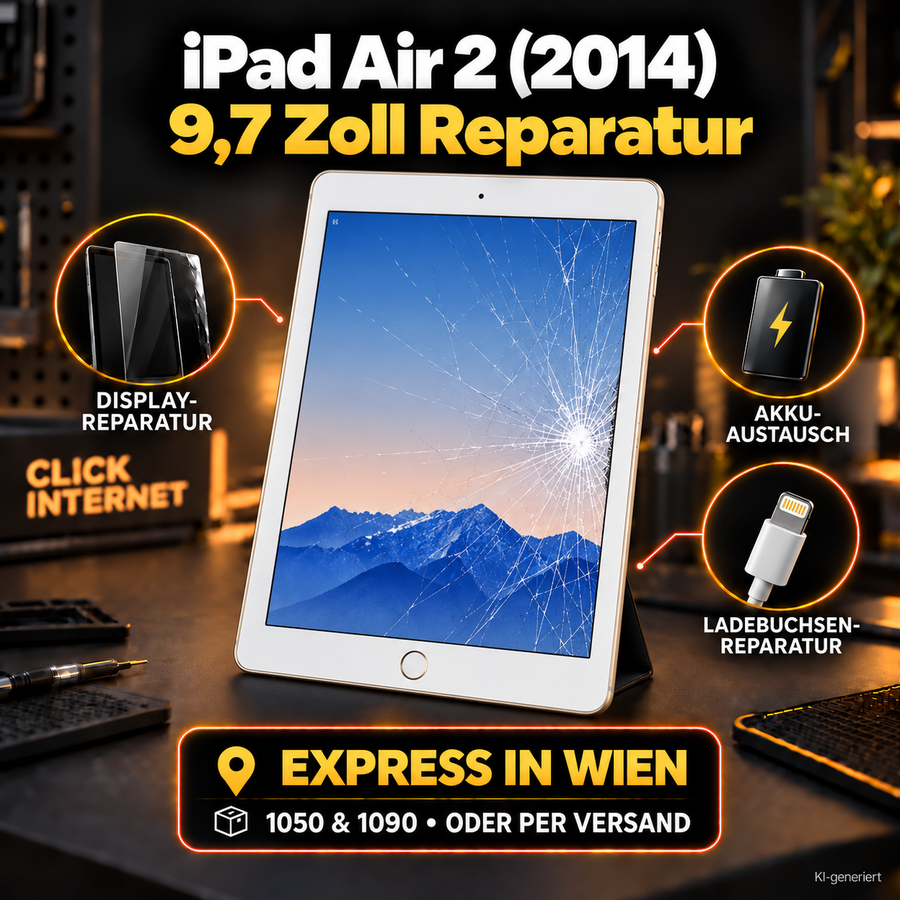 iPad Air 2 (2014) Reparatur Wien | Express Service & Versand