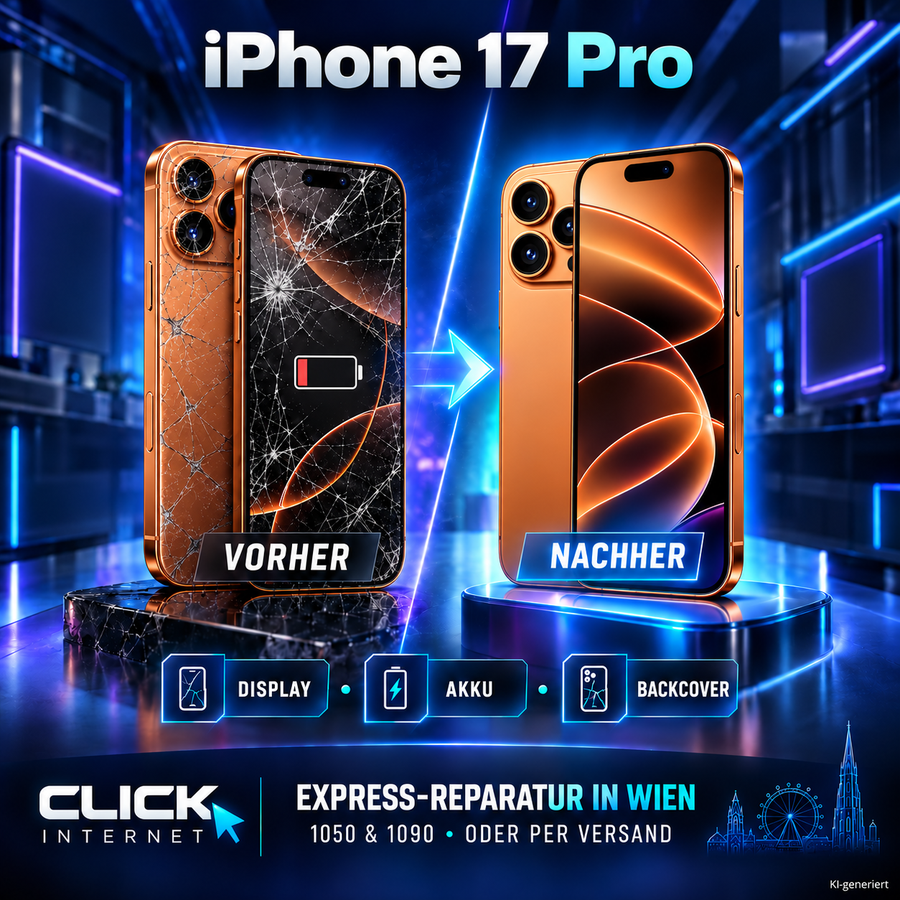 iPhone 17 Pro Reparatur Wien | Express Service & Versand
