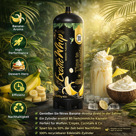 Exotic Whip 670g ( Banana )