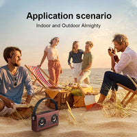 D10 Bluetooth 4.2 Tragbarer Bluetooth-Handlautsprecher aus Holz, D10(Red Wood Texture), D10(Bamboo Texture)