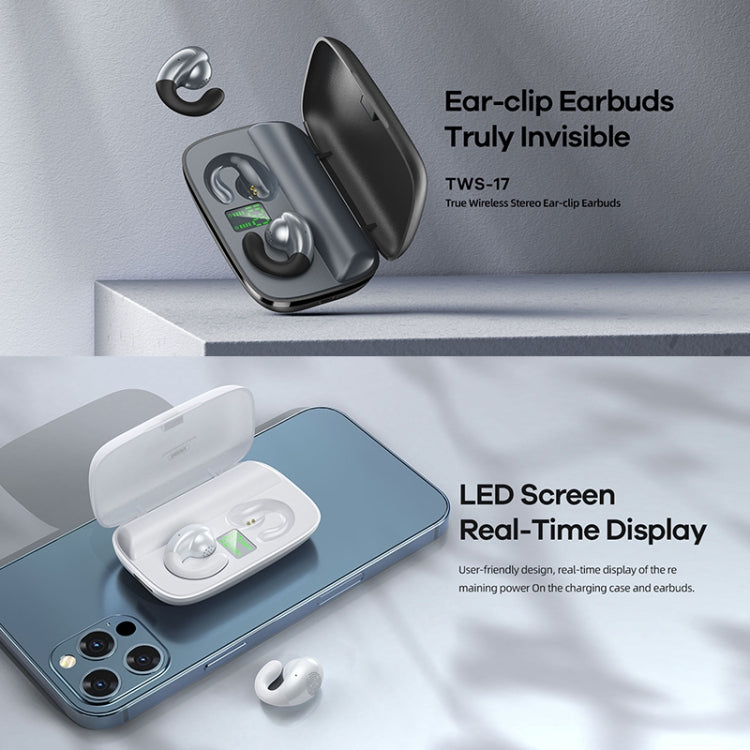 Remax Proda TWS-17 Bluetooth 5.0 Ohrclip-Stil, echter kabelloser Stereo-Bluetooth-Kopfhörer