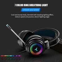 2 Stück G58 kopfmontiertes kabelgebundenes Gaming-Headset mit Mikrofon, Kabellänge: ca. 2 m, Black Single Plug Version, Black 7.1 Single USB Version, Pink Colorful 3.5mm Version, White Colorful 3.5mm Version, Black Colorful 3.5mm Version