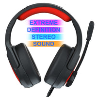 Anivia MH602 3,5 mm kabelgebundenes Gaming-Headset mit Mikrofon, MH602 (Black Red), MH602 (Black Blue), MH602 (Black Purple)