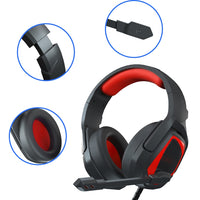 Anivia MH602 3,5 mm kabelgebundenes Gaming-Headset mit Mikrofon, MH602 (Black Red), MH602 (Black Blue), MH602 (Black Purple)