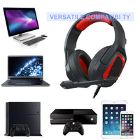 Anivia MH602 3,5 mm kabelgebundenes Gaming-Headset mit Mikrofon, MH602 (Black Red), MH602 (Black Blue), MH602 (Black Purple)