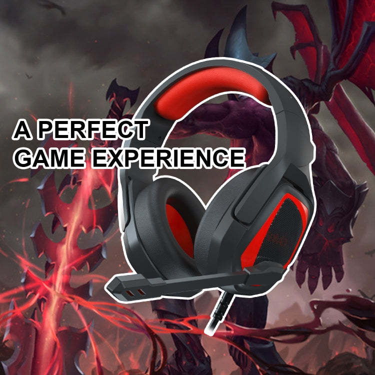 Anivia MH602 3,5 mm kabelgebundenes Gaming-Headset mit Mikrofon, MH602 (Black Red), MH602 (Black Blue), MH602 (Black Purple)