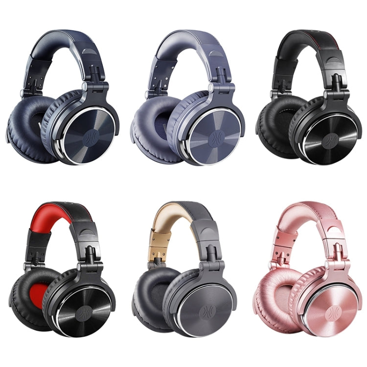 OneOdio Pro-10 kopfmontierter kabelgebundener Kopfhörer mit Rauschunterdrückung und Mikrofon, Black Red, Black, Grey Khaki, Grey Blue, Blue, Rose Gold