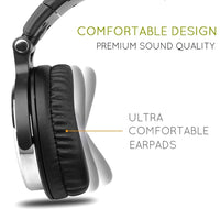 OneOdio Pro-10 kopfmontierter kabelgebundener Kopfhörer mit Rauschunterdrückung und Mikrofon, Black Red, Black, Grey Khaki, Grey Blue, Blue, Rose Gold