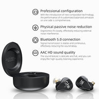 KZ SA08 Wireless Vier-Einheiten 5BA Balance Armature Bluetooth In-Ear TWS Kopfhörer, SA08
