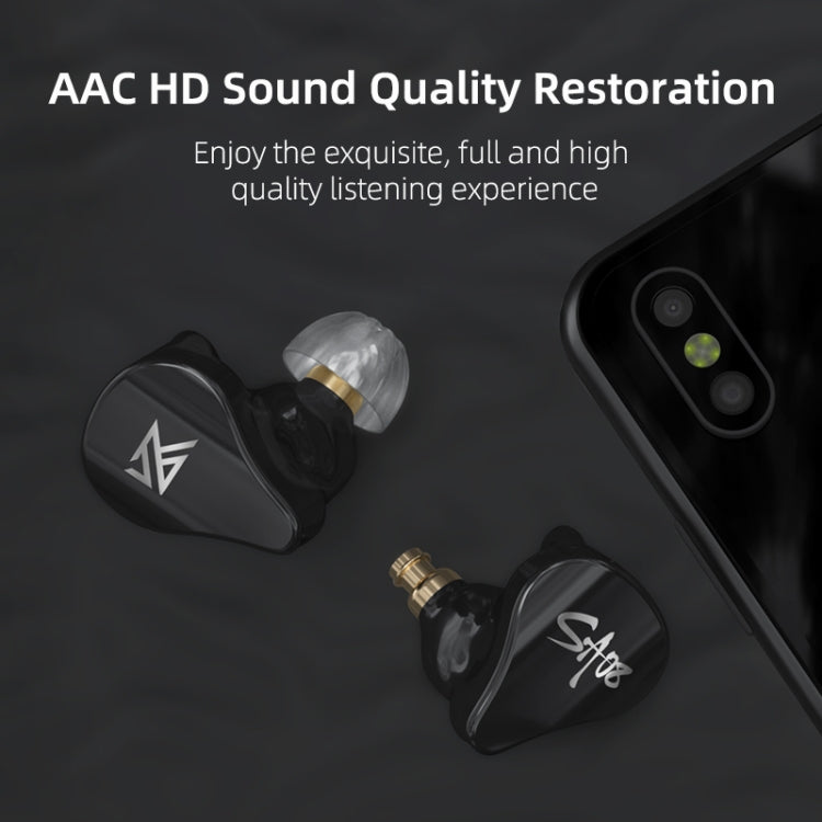 KZ SA08 Wireless Vier-Einheiten 5BA Balance Armature Bluetooth In-Ear TWS Kopfhörer, SA08