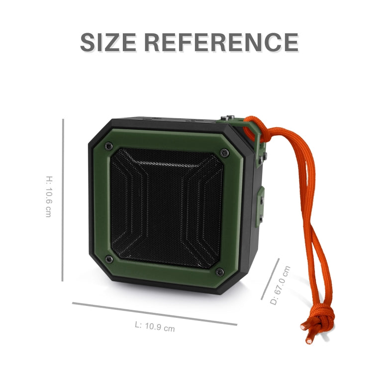 Neuer Rixing NR-103 Mini TWS Bluetooth-Lautsprecher mit Trageband, NR-103 (Orange), NR-103 (Black), NR-103 (Red), NR-103 (Blue), NR-103 (Green)