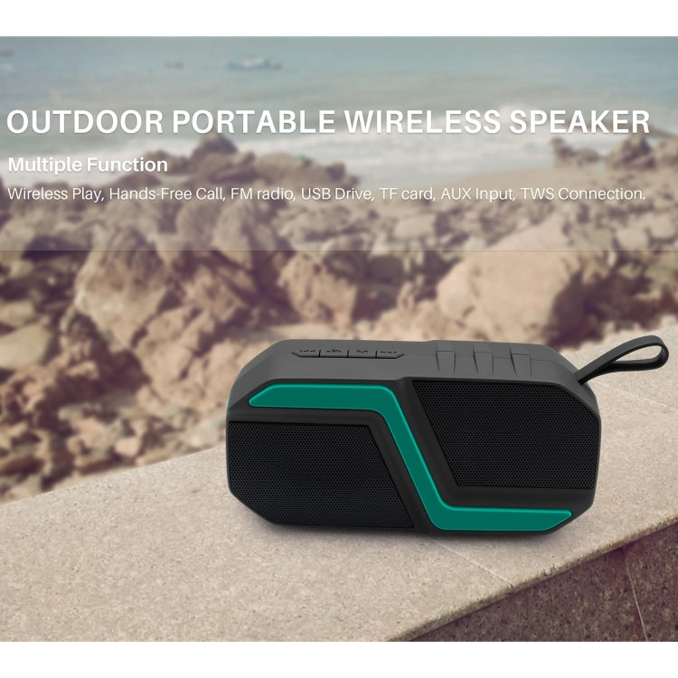 NewRixing NR-5019 Tragbarer Bluetooth-Außenlautsprecher, unterstützt Freisprechen / TF-Karte / FM / U-Disk