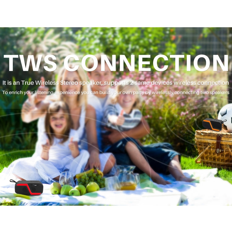 NewRixing NR-5019 Tragbarer Bluetooth-Außenlautsprecher, unterstützt Freisprechen / TF-Karte / FM / U-Disk