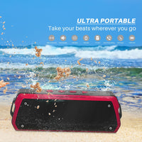 NewRixing NR-5000 IPX5 High-Fidelity-Bluetooth-Lautsprecher, unterstützt Freisprechen/TF-Karte/FM/U-Disk