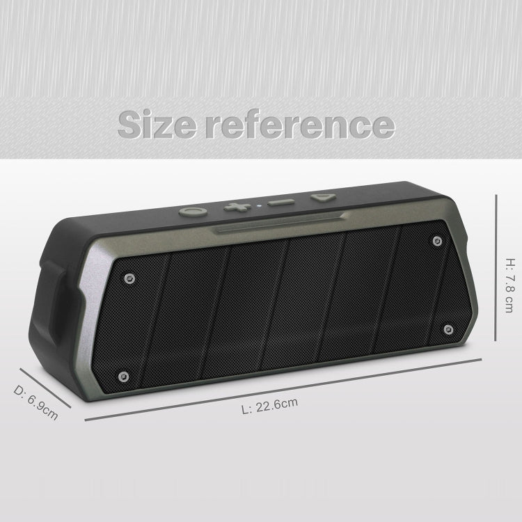 NewRixing NR-5000 IPX5 High-Fidelity-Bluetooth-Lautsprecher, unterstützt Freisprechen/TF-Karte/FM/U-Disk