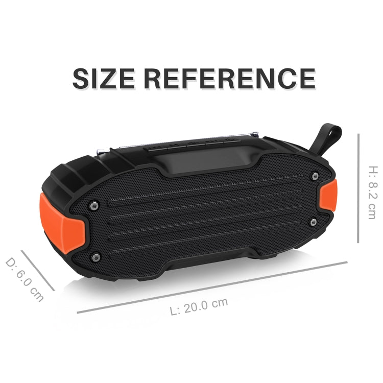 Neuer Rixing NR-907FM TWS Outdoor-Bluetooth-Lautsprecher, unterstützt Freisprechen/FM mit Griff und Antenne, NR-907FM (Orange), NR-907FM (Black), NR-907FM (Red), NR-907FM (Yellow), NR-906 (Blue)