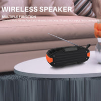 Neuer Rixing NR-907FM TWS Outdoor-Bluetooth-Lautsprecher, unterstützt Freisprechen/FM mit Griff und Antenne, NR-907FM (Orange), NR-907FM (Black), NR-907FM (Red), NR-907FM (Yellow), NR-906 (Blue)