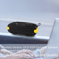 Neuer Rixing NR-907FM TWS Outdoor-Bluetooth-Lautsprecher, unterstützt Freisprechen/FM mit Griff und Antenne, NR-907FM (Orange), NR-907FM (Black), NR-907FM (Red), NR-907FM (Yellow), NR-906 (Blue)